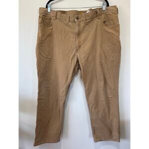 Carhartt pants tan mens 44x30 (actual inseam 28) relaxed fit some flaws